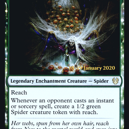 Arasta of the Endless Web [Theros Beyond Death Promos] Prerelease Foil