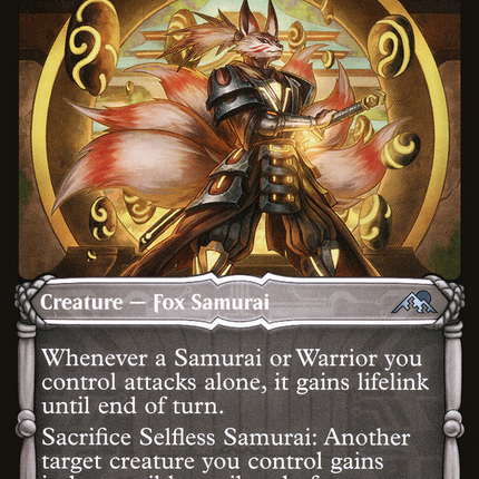 Selfless Samurai (Showcase) [Kamigawa: Neon Dynasty]