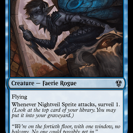 Nightveil Sprite [Murders at Karlov Manor Commander]