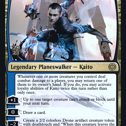 Kaito, Dancing Shadow [Phyrexia: All Will Be One Promos] Prerelease Foil