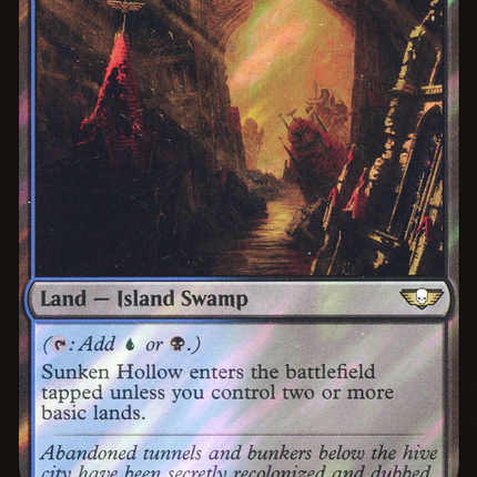 Sunken Hollow [Warhammer 40,000 Commander] Surge Foil