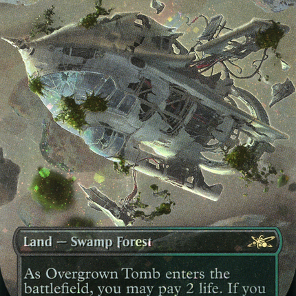 Overgrown Tomb (Borderless) [Unfinity] Galaxy Foil