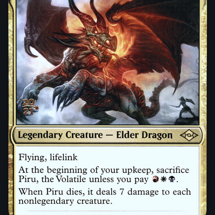 Piru, the Volatile [Modern Horizons 2 Promos] Prerelease Foil