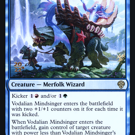 Vodalian Mindsinger [Dominaria United Promos] Prerelease Foil
