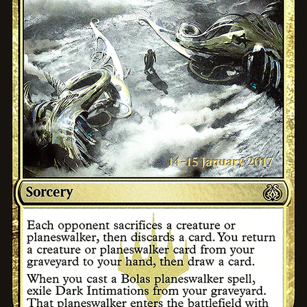Dark Intimations [Aether Revolt Promos] Prerelease Foil