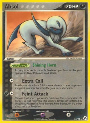 Absol - 15/null [Legend Maker] Reverse Holofoil
