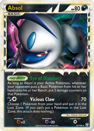 Absol (Prime) - 91/106 [Triumphant] Holofoil