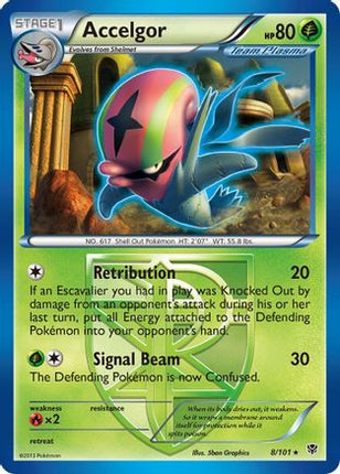 Accelgor (Team Plasma) - 8/106 [Plasma Blast] Reverse Holofoil