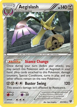 Aegislash (85) - 85/106 [XY Base Set]