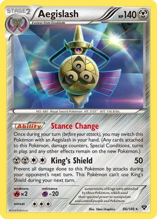 Aegislash (86) - 86/106 [XY Base Set] Reverse Holofoil