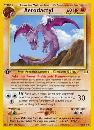 Aerodactyl - 15/64 [Neo Revelation] 1st Edition
