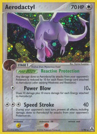 Aerodactyl - 1/null [Legend Maker] Reverse Holofoil