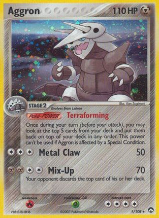 Aggron - 1/null [Power Keepers] Reverse Holofoil