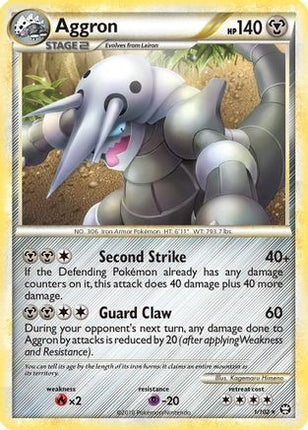 Aggron - 1/106 [Triumphant] Holofoil