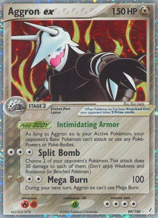 Aggron ex - 89/100 [Crystal Guardians] Holofoil
