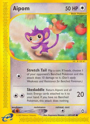 Aipom - 67/147 [Aquapolis]