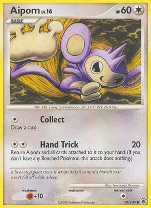 Aipom (50) - 50/106 [Majestic Dawn] Reverse Holofoil