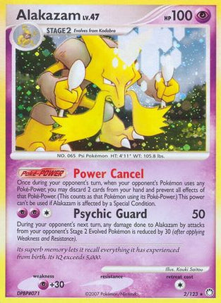 Alakazam - 2/123 [Mysterious Treasures] Reverse Holofoil