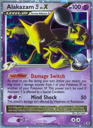 Alakazam E4 Lv.X - 103/106 [Rising Rivals] Holofoil