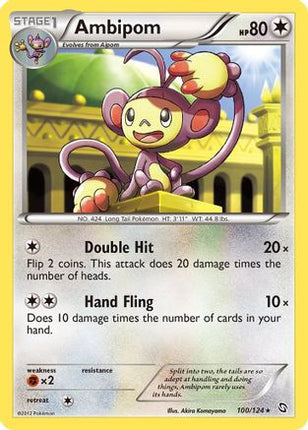 Ambipom - 100/124 [Dragons Exalted] Reverse Holofoil