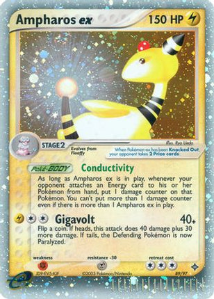 Ampharos ex - 89/97 [Dragon] Holofoil