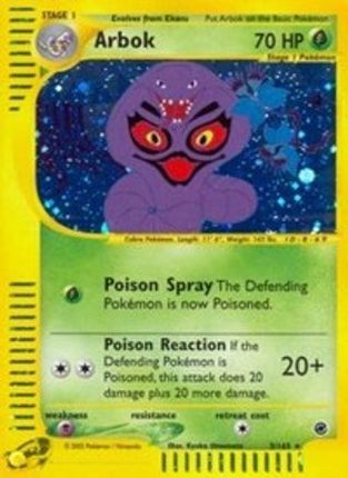 Arbok (3) - 3/110 [Expedition] Reverse Holofoil