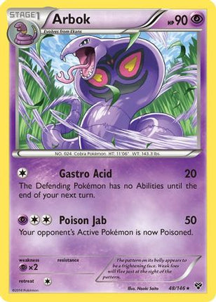 Arbok - 48/106 [XY Base Set] Reverse Holofoil