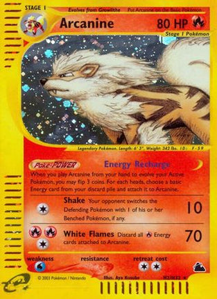 Arcanine (H2) - H2/144 [Skyridge] Holofoil