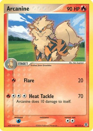 Arcanine - 18/95 [FireRed & LeafGreen] Reverse Holofoil