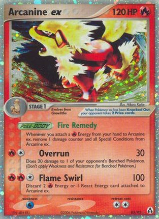 Arcanine ex - 83/null [Legend Maker] Holofoil