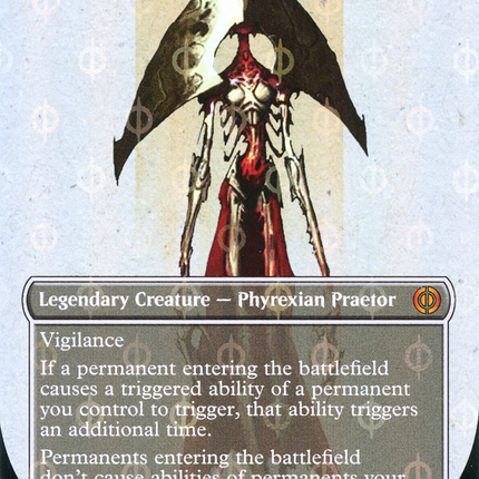 Elesh Norn, Mother of Machines (Borderless) [Phyrexia: All Will Be One] Step-and-Compleat Foil