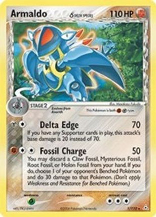 Armaldo (Delta Species) - 1/null [Holon Phantoms] Reverse Holofoil