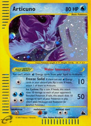 Articuno (H3) - H3/144 [Skyridge] Holofoil