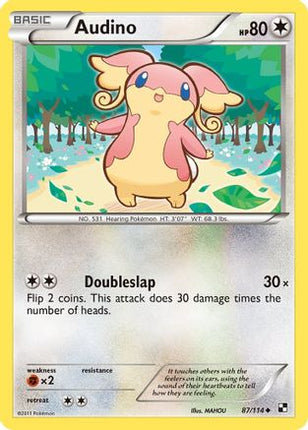 Audino - 87/114 [Black and White]