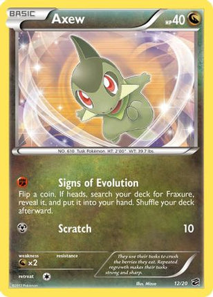 Axew (12) - 12/124 [Dragon Vault] Holofoil