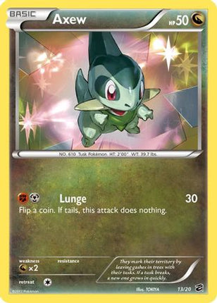 Axew (13) - 13/124 [Dragon Vault] Holofoil