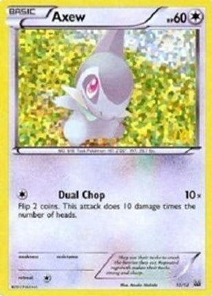Axew 12/12 - McDonalds Promos 2012 Holofoil