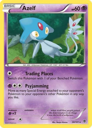 Azelf - 38/106 [Plasma Blast] Reverse Holofoil
