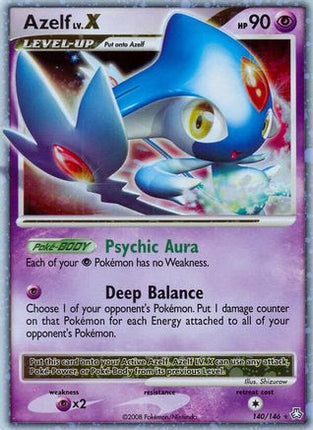 Azelf LV.X - 140/106 [Legends Awakened] Holofoil