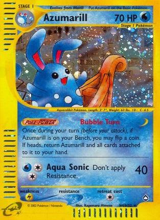 Azumarill (H4) - H4/null [Aquapolis] Holofoil