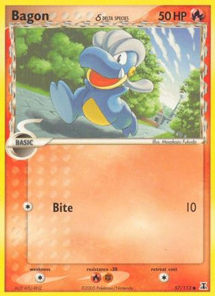 Bagon - 057/113 (Delta Species) [Delta Species] Reverse Holofoil