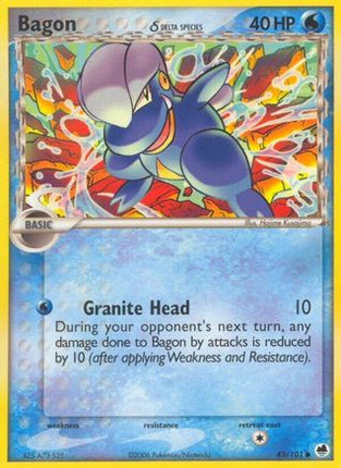 Bagon (Delta Species) - 43/106 [Dragon Frontiers]