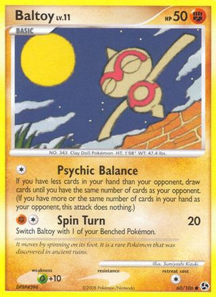 Baltoy - 60/106 [Great Encounters] Reverse Holofoil