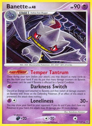 Banette - 19/106 [Platinum] Reverse Holofoil