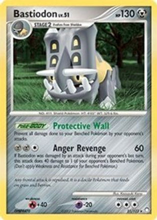 Bastiodon - 21/123 (DP Mysterious Treasures) [Deck Exclusives] Holofoil