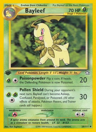 Bayleef (28) - 28/111 [Neo Genesis] 1st Edition