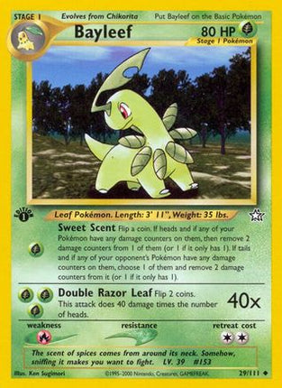 Bayleef (29) - 29/111 [Neo Genesis] 1st Edition