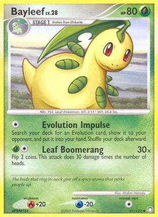 Bayleef - 41/123 [Mysterious Treasures] Reverse Holofoil
