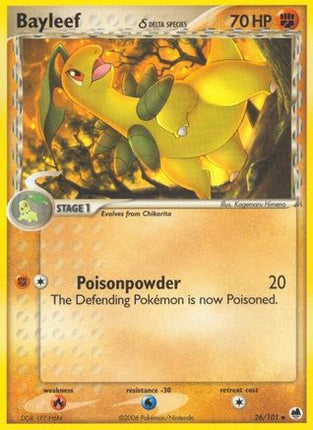 Bayleef (Delta Species) - 26/106 [Dragon Frontiers] Reverse Holofoil