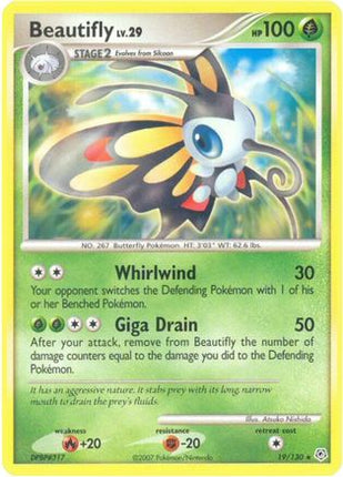 Beautifly - 19/130 [Diamond and Pearl] Reverse Holofoil
